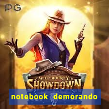 notebook demorando para ligar tela preta